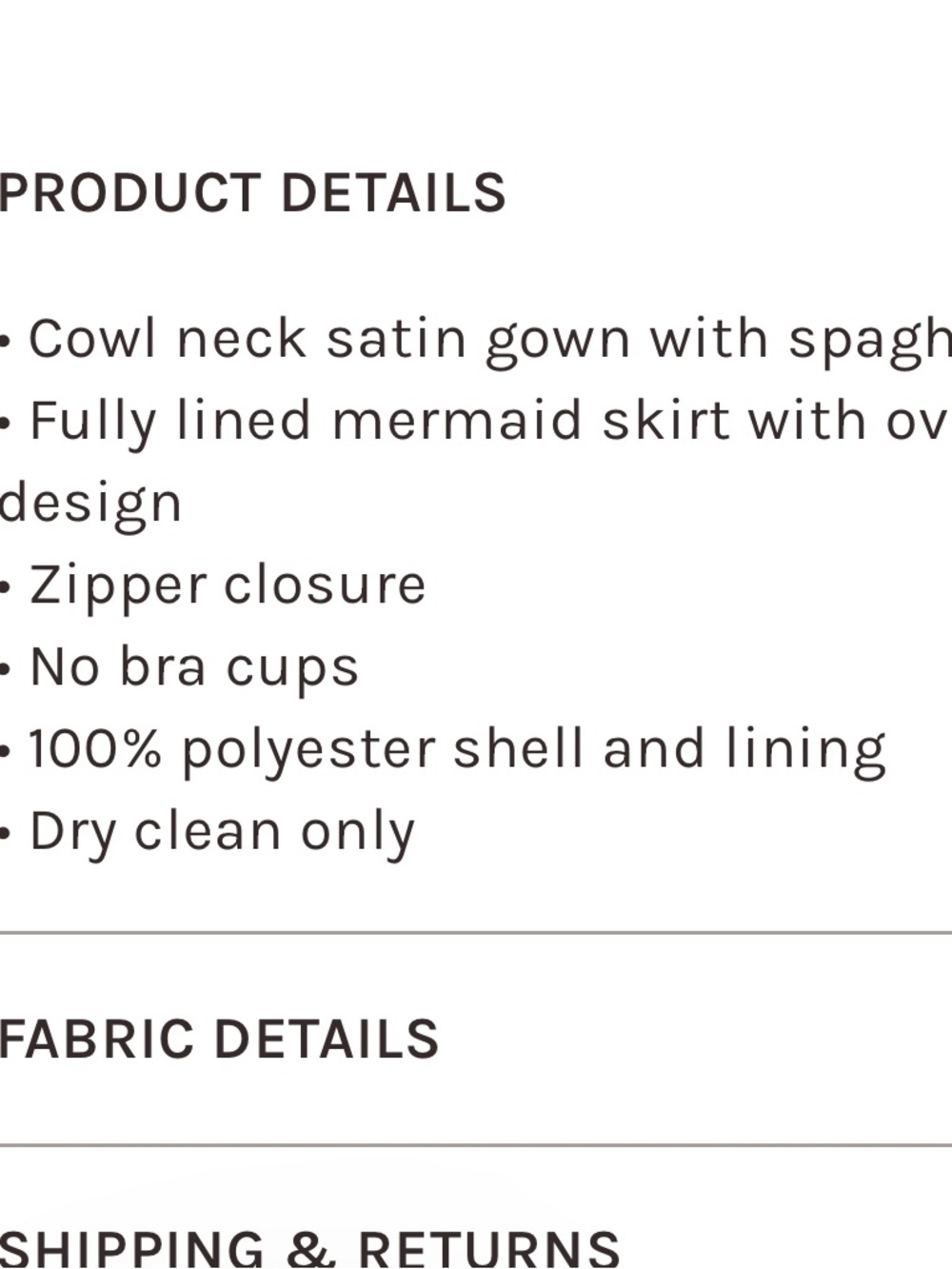 Birdy Grey Champagne Satin Cowl Maxi Dress - Picture 10 of 10